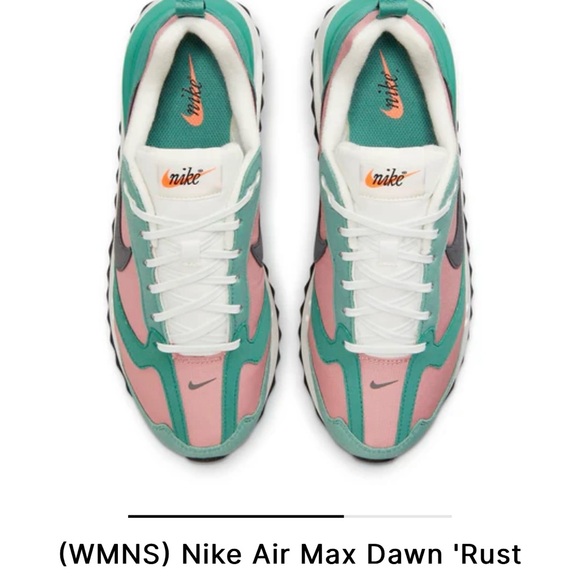 Nike Air Max Dawn Rust Pink/Jade Glaze/Summit
White/Iron Grey Size 7.5 Women's - Picture 3 of 6